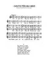 Canto per ma mio